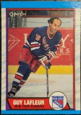Guy Lafleur #189 Hockey Cards 1989 O-Pee-Chee