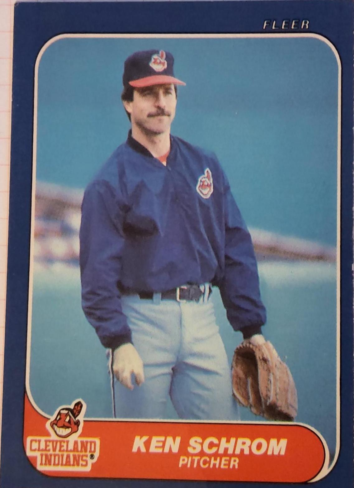 Ken Schrom #U-104 Baseball Cards 1986 Fleer Update