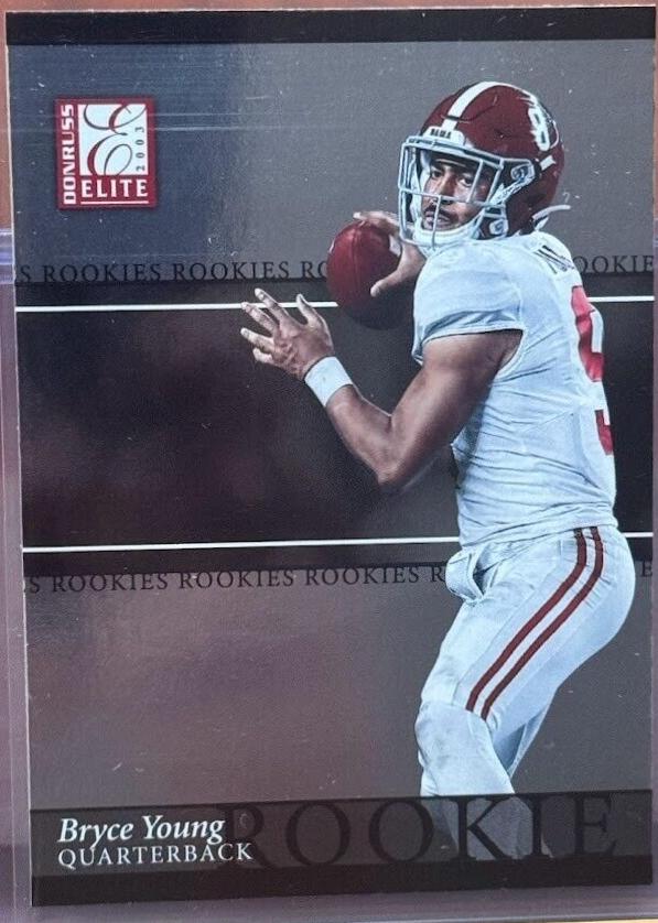 Bryce Young #1 Football Cards 2023 Panini Donruss Elite 2003 Rookies