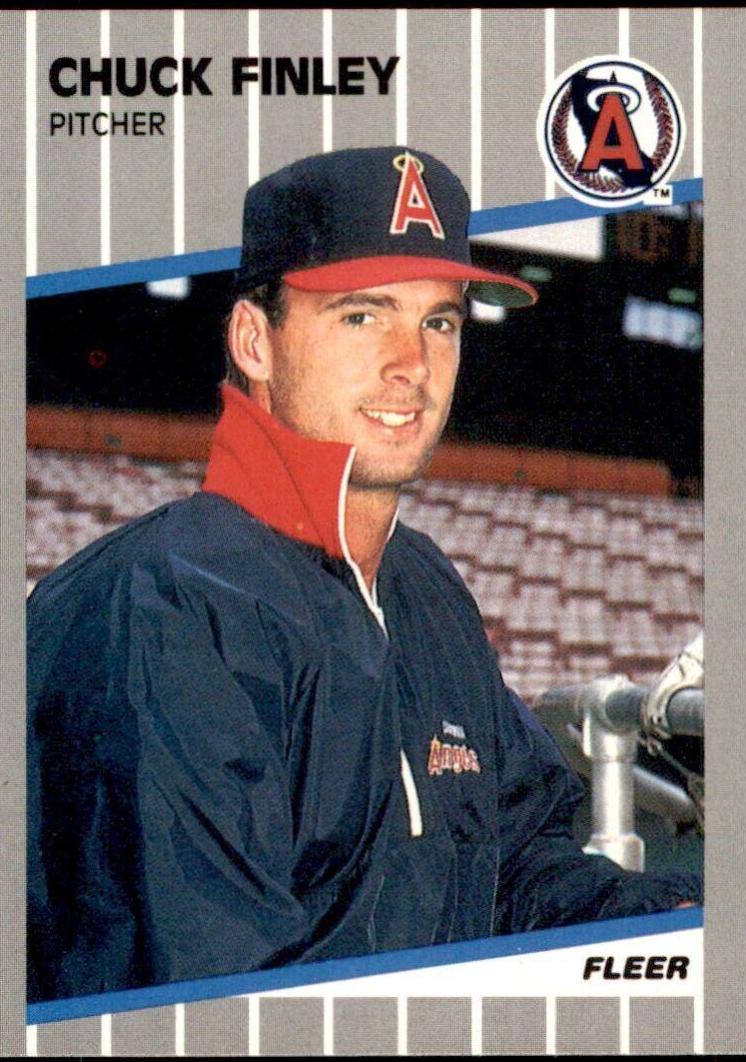 Chuck Finley #477 Baseball Cards 1989 Fleer