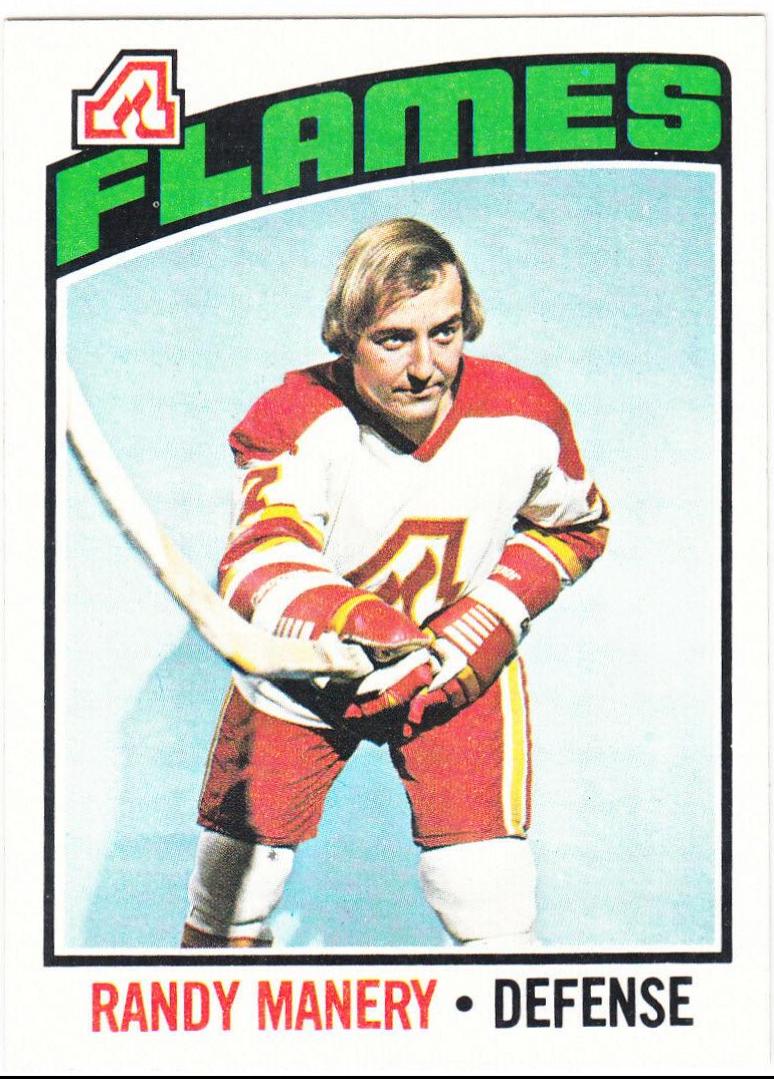 Randy Manery #24 Hockey Cards 1976 Topps