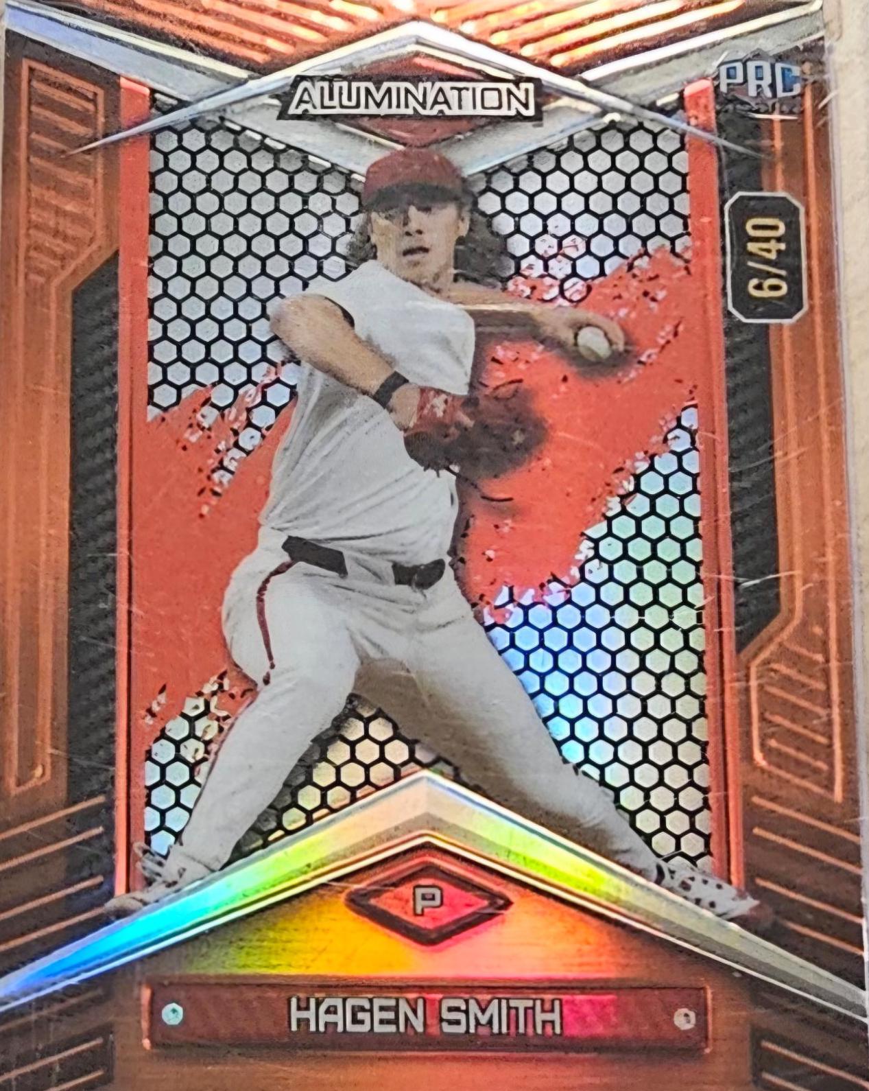 Hagen Smith #BC-HS 2024 Wild Card Alumination Just The Hits Baseball