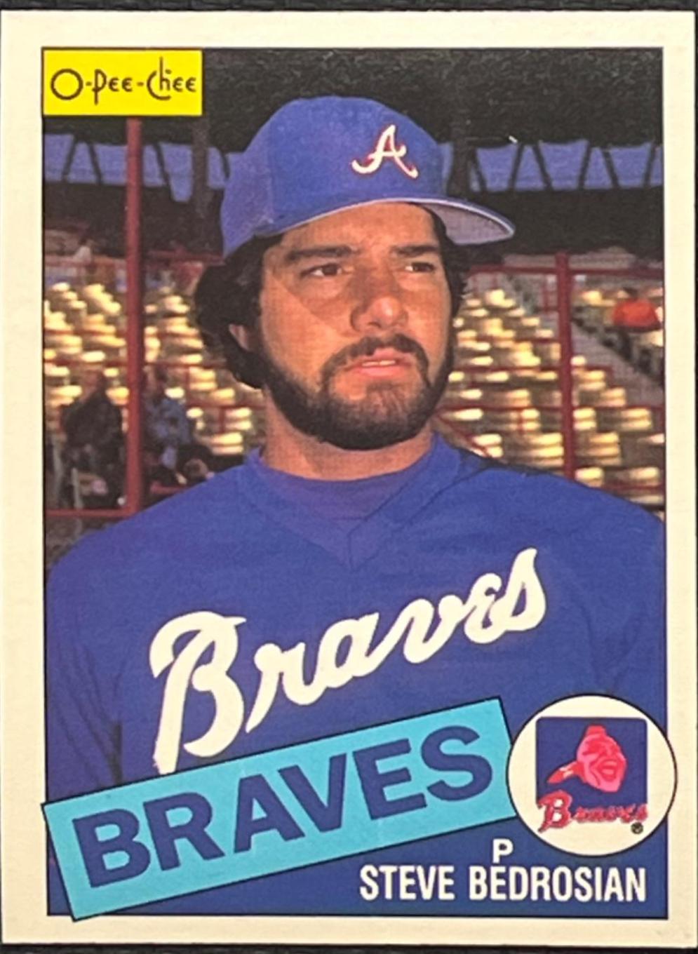 Steve Bedrosian #25 Baseball Cards 1985 O Pee Chee