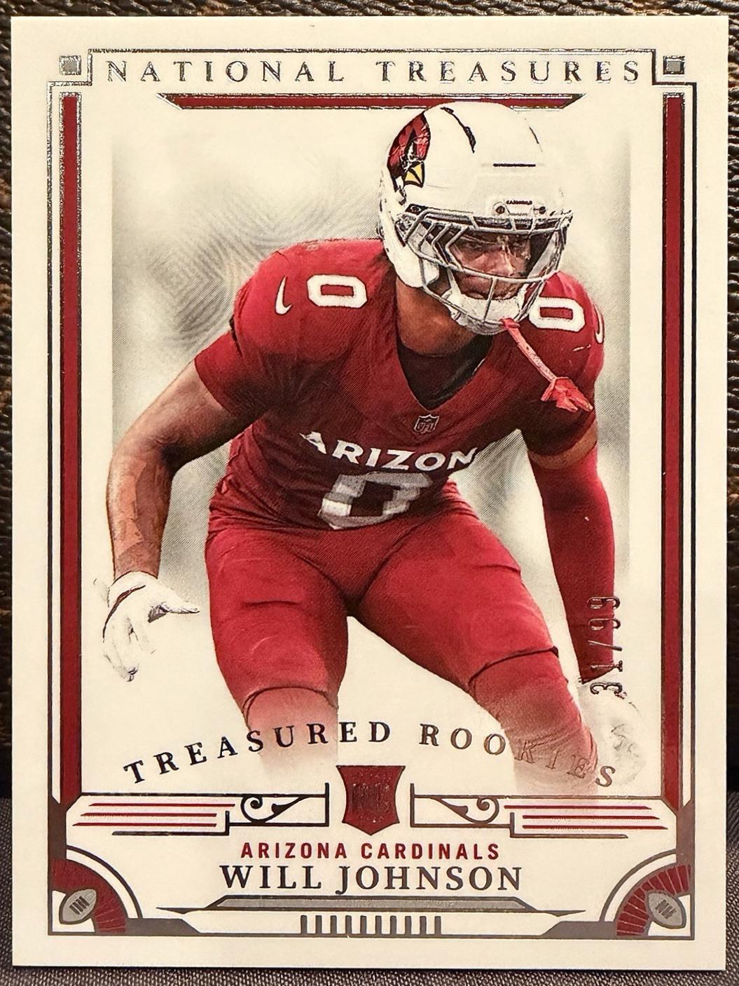 Will Johnson #201 2025 Panini National Treasures Football