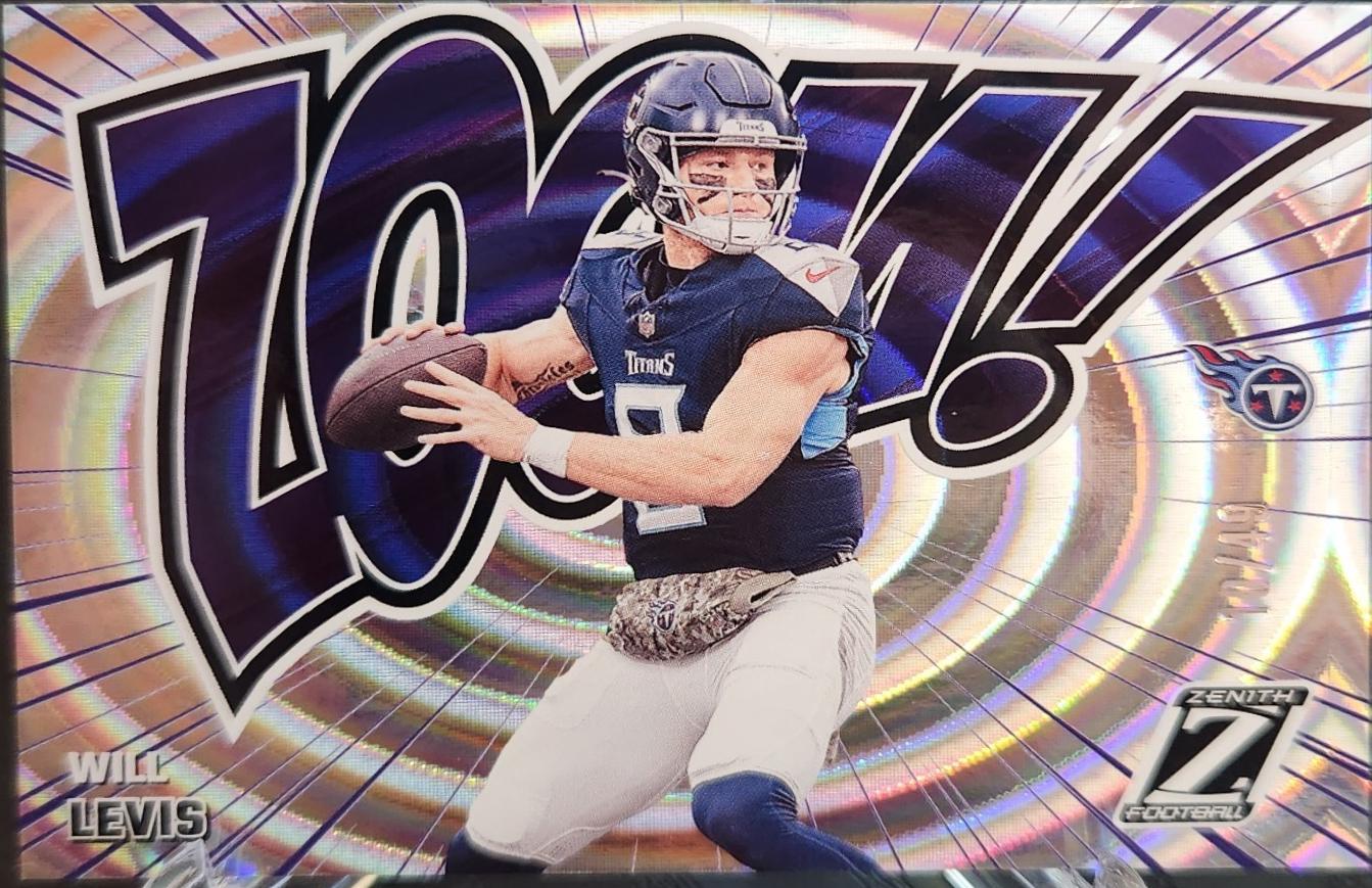 Will Levis #6 Football Cards 2024 Panini Zenith Zoom Blue