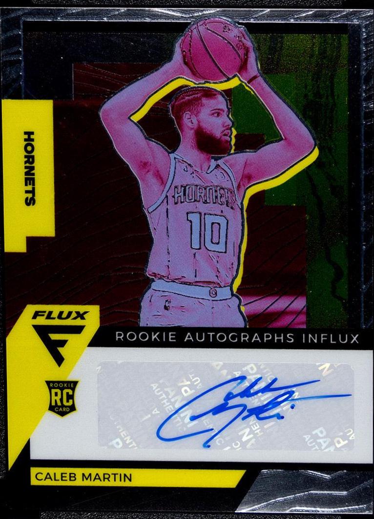 Caleb Martin #RAI-CMT Basketball Cards 2020 Panini Flux Influx Rookie Autographs