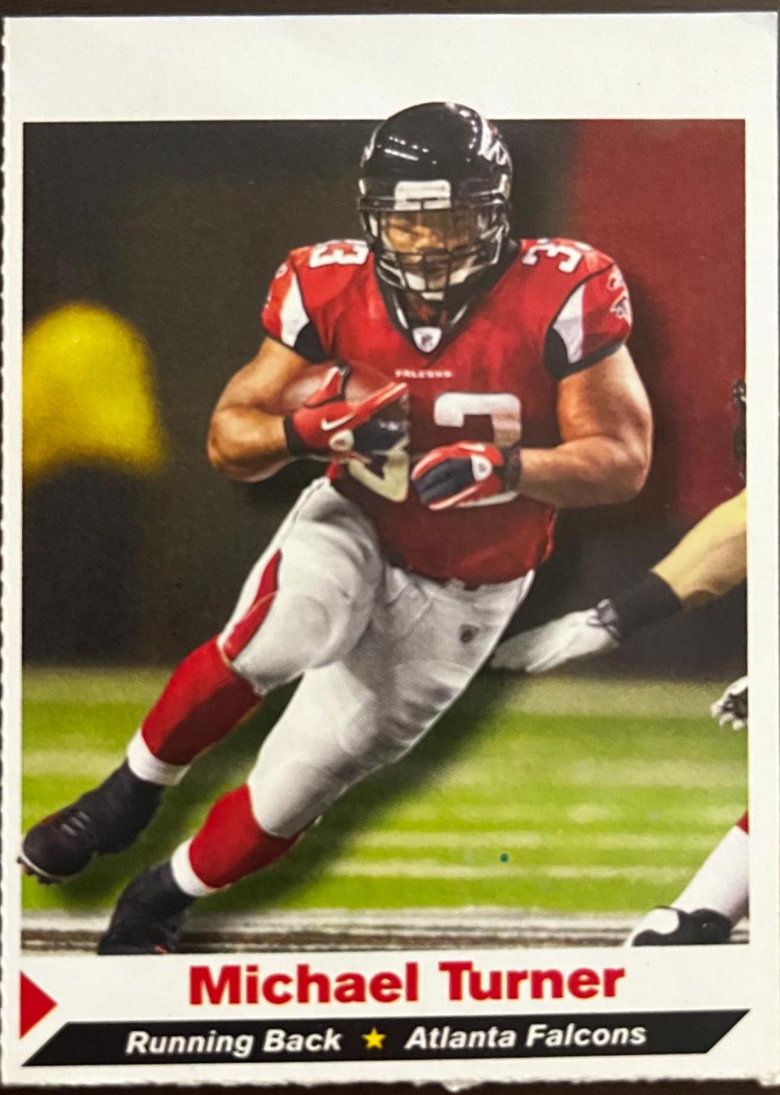 Michael Turner #75 Football Cards 2011 Sports Illustrated for Kids