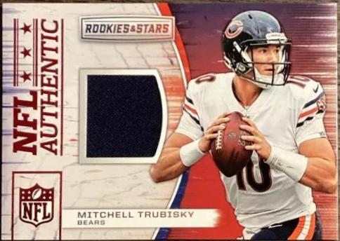 Mitchell Trubisky #A-12 Football Cards 2018 Panini Rookies & Stars NFL Authentic