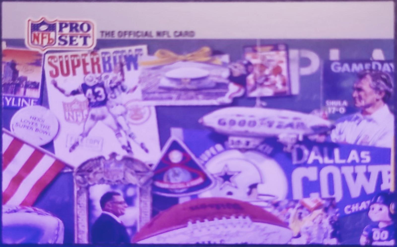 SB XXV Puzzle 2 Football Cards 1990 Pro Set Super Bowl 160