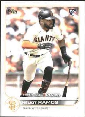 Heliot Ramos #US17 Baseball Cards 2022 Topps Update