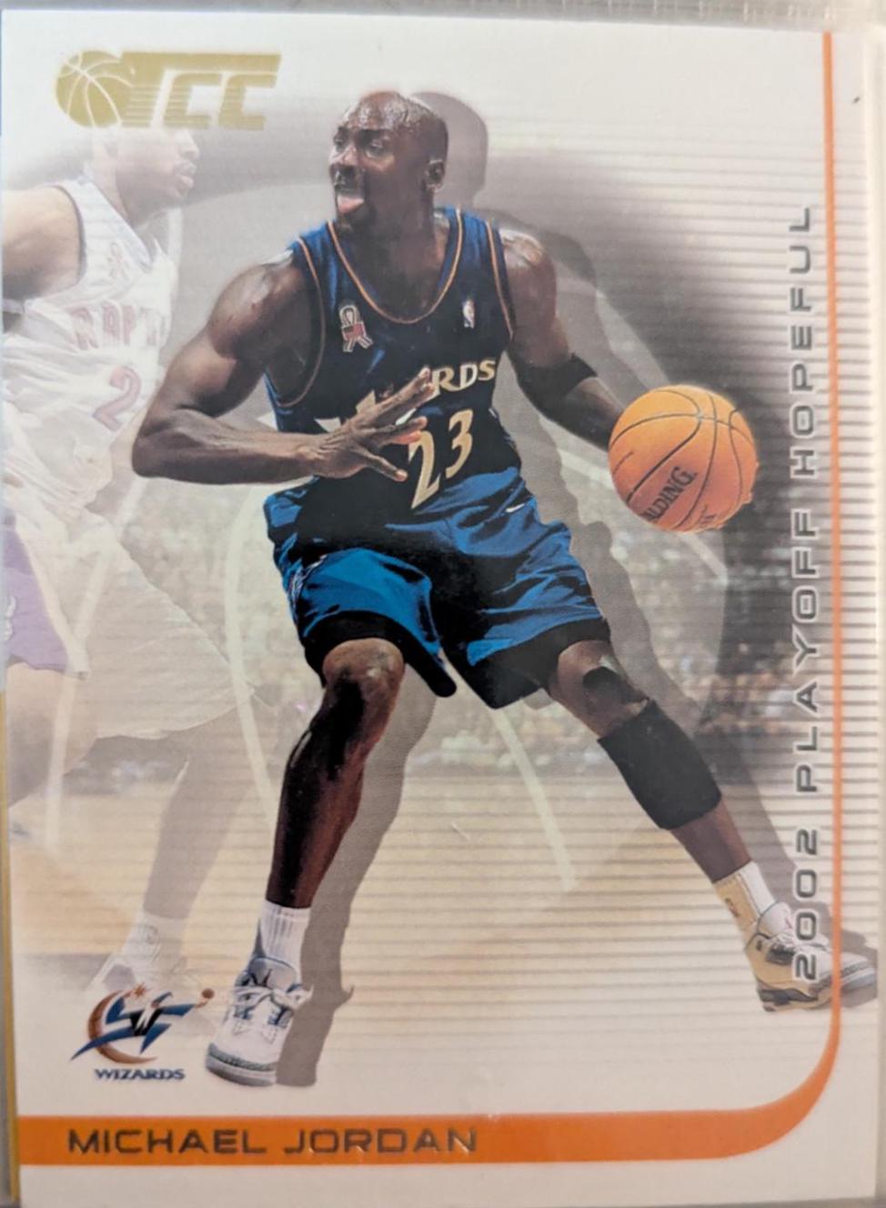 Michael Jordan #CM5 Basketball Cards 2001 Topps Champions & Contenders Crowning Moment