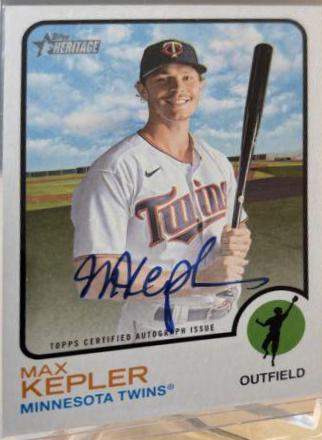 Max Kepler #ROA-MK Baseball Cards 2022 Topps Heritage Real One Autographs