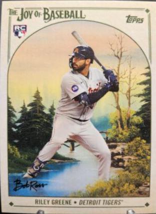 Riley Greene #30 Baseball Cards 2023 Topps X Bob Ross The Joy Of