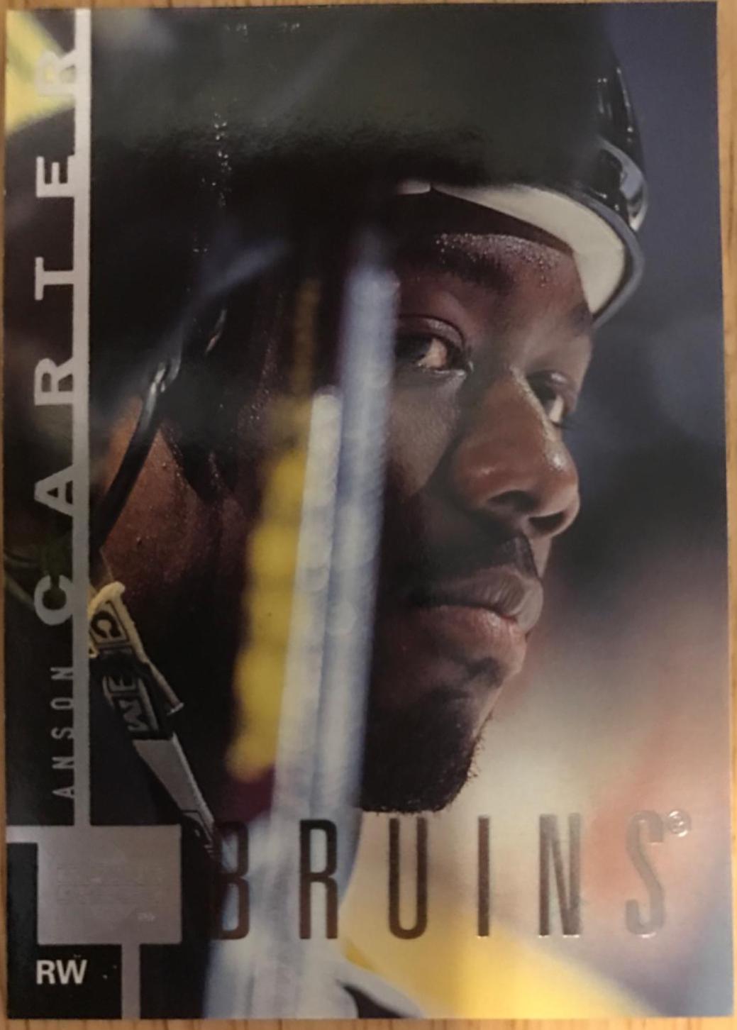 Anson Carter #11 Hockey Cards 1997 Upper Deck