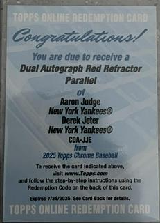 Aaron Judge/Derek Jeter