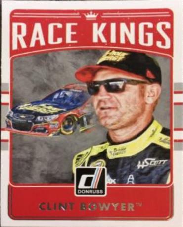 Clint Bowyer #5 Racing Cards 2017 Panini Donruss Nascar