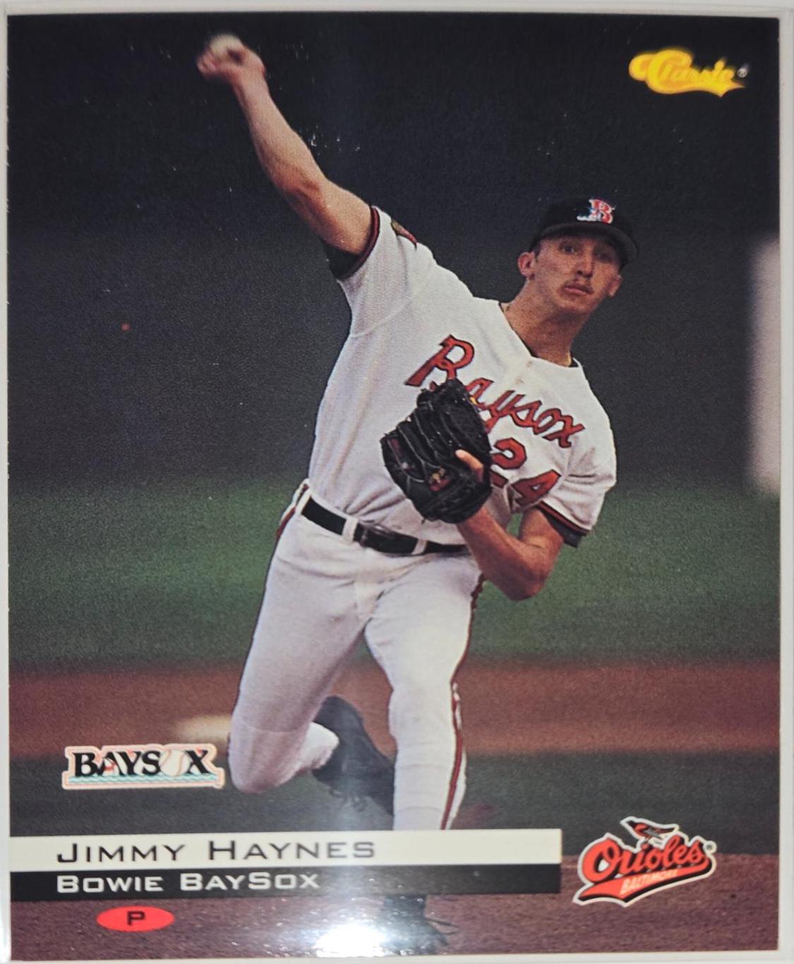 Jimmy Haynes #35 Baseball Cards 1994 Classic