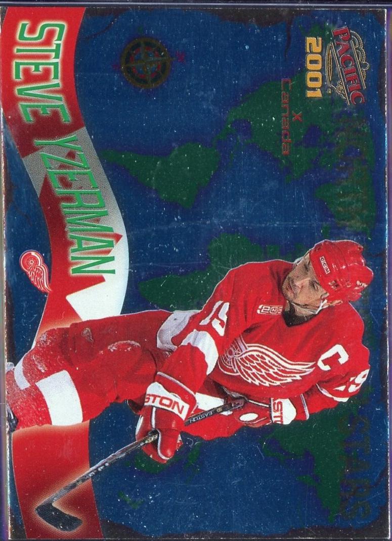 Steve Yzerman #6 Hockey Cards 2000 Pacific North American Stars