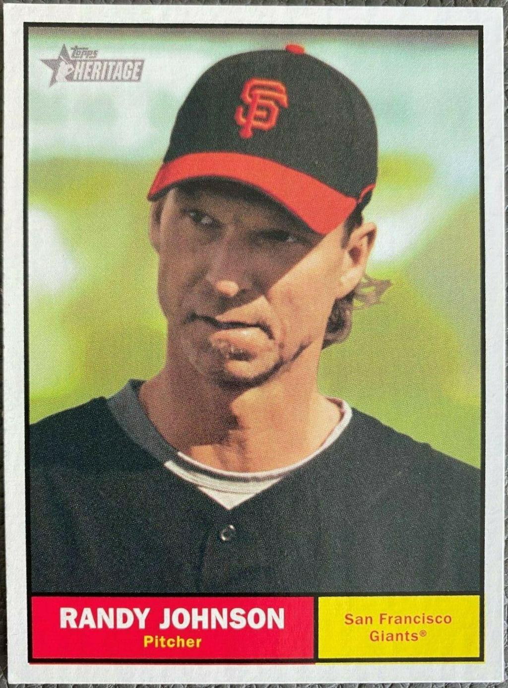 Randy Johnson #96 2010 Topps Heritage Baseball