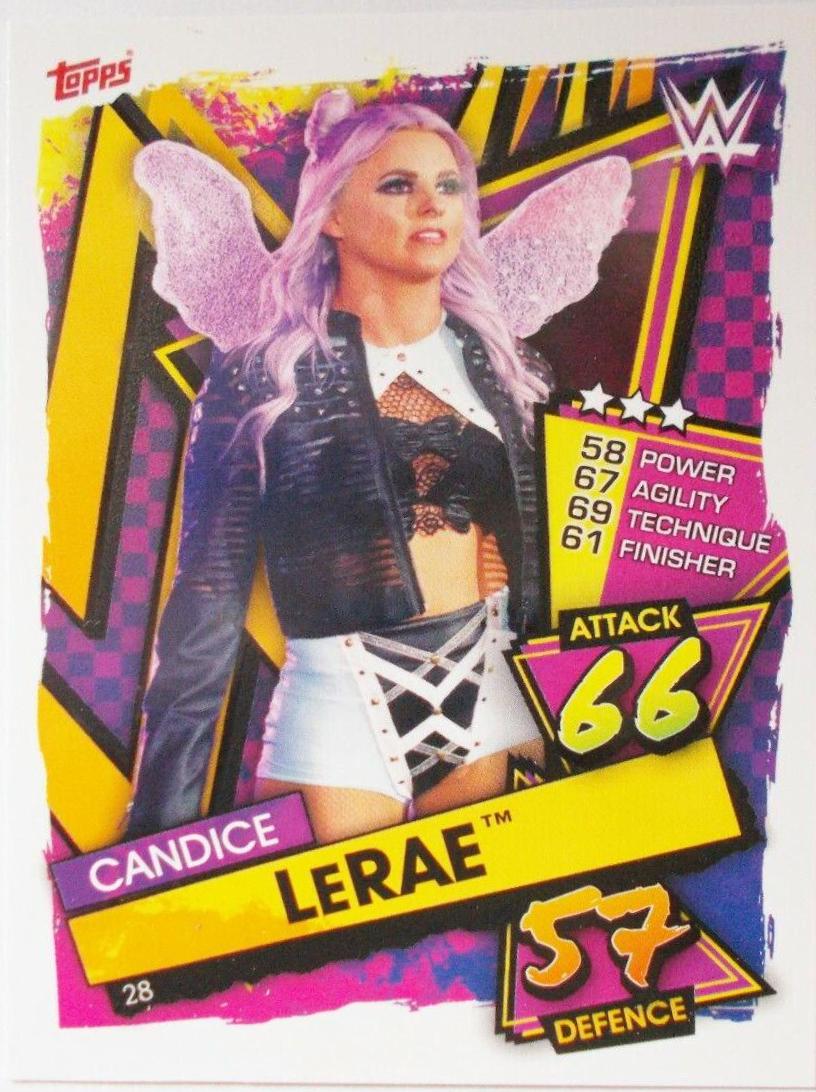 Candice LeRae #28 Wrestling Cards 2021 Topps Slam Attax WWE