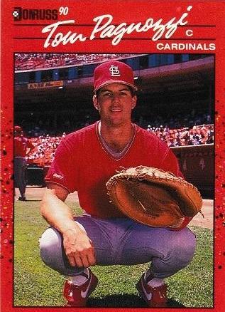 Tom Pagnozzi #591 Baseball Cards 1990 Donruss
