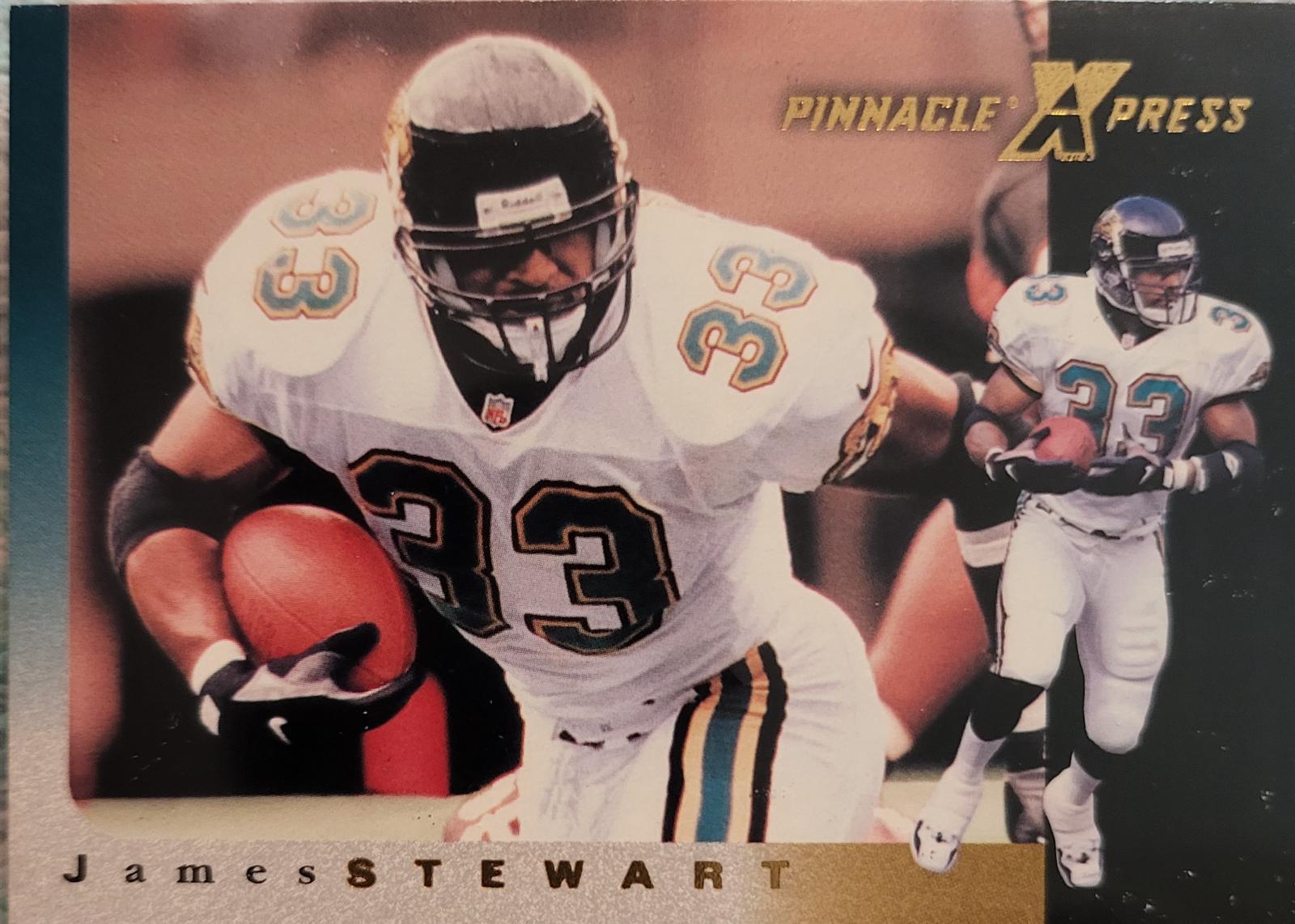 James Stewart #37 Football Cards 1997 Pinnacle X Press