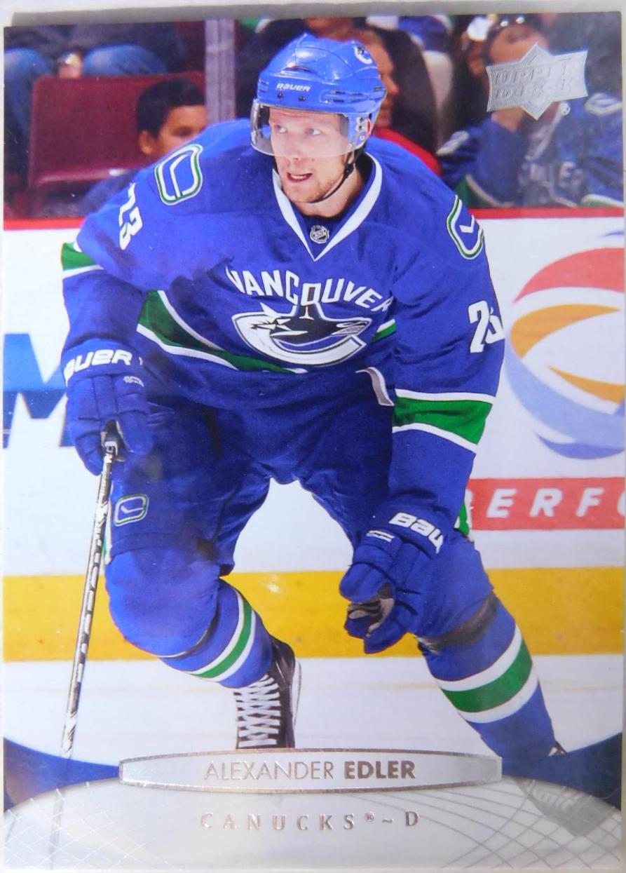 Alexander Edler #17 Hockey Cards 2011 Upper Deck