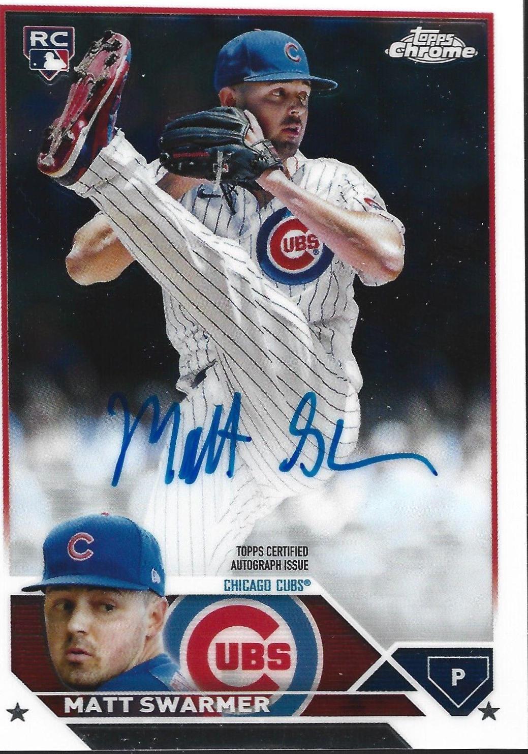 Matt Swarmer #RA-MS Baseball Cards 2023 Topps Chrome Update Rookie Autographs