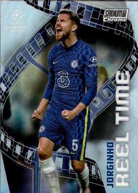 Jorginho #RT-JOR Soccer Cards 2021 Stadium Club Chrome UEFA Champions League Reel Time