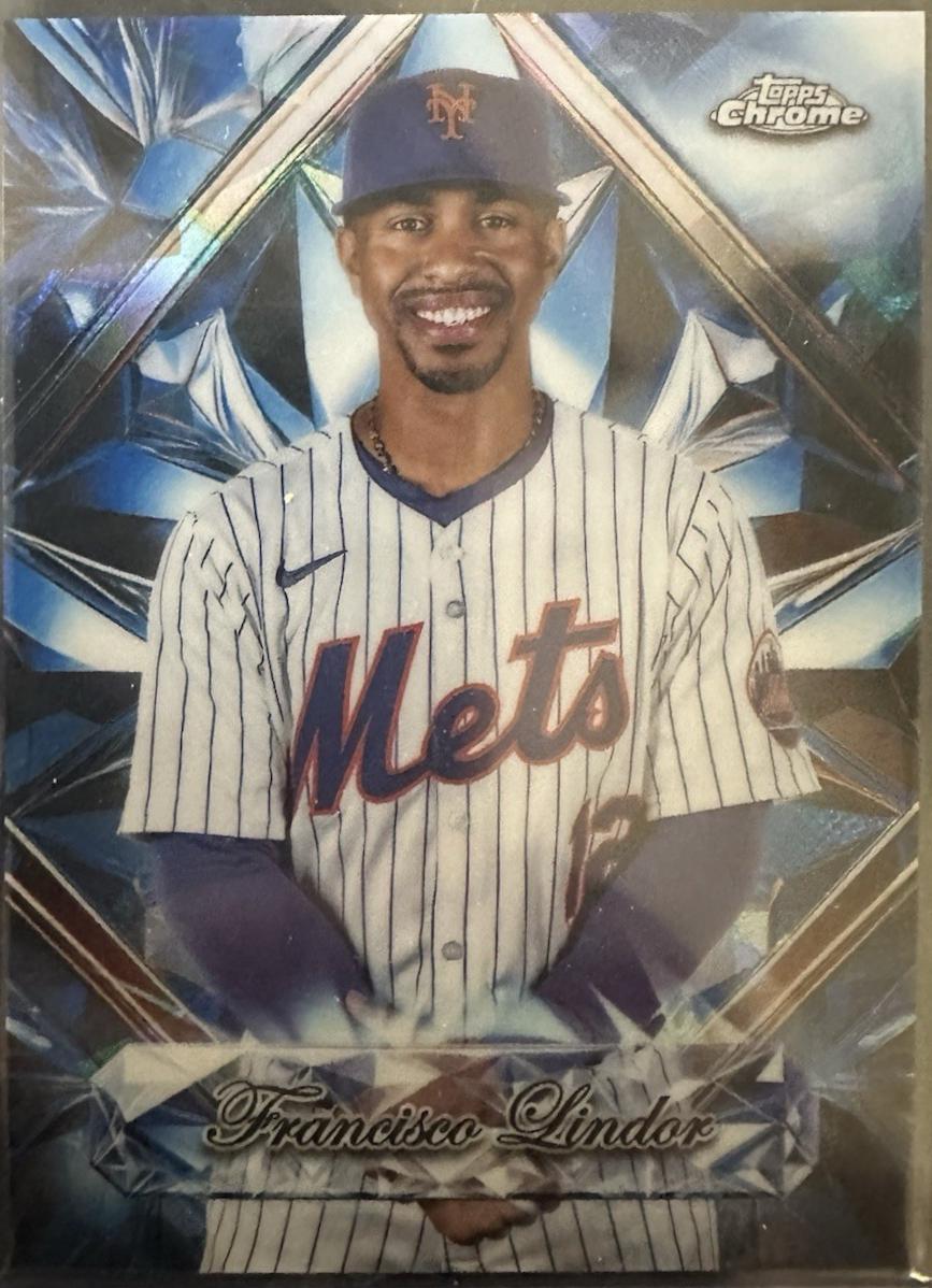 2025 Topps Chrome Sapphire Selections Francisco Lindor #SS-16 card