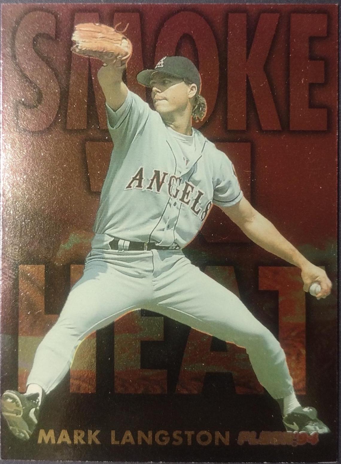 Mark Langston #6 Baseball Cards 1994 Fleer Smoke N' Heat