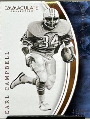 Earl Campbell #16 Football Cards 2016 Panini Immaculate