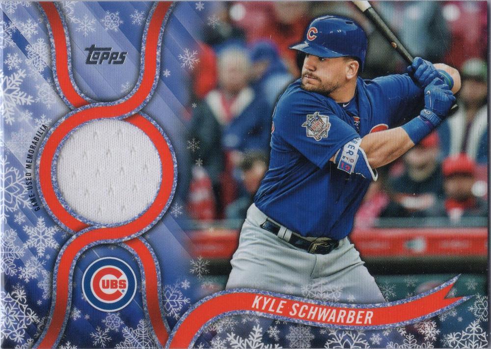 Kyle Schwarber #R-KS Baseball Cards 2018 Topps Holiday Relics