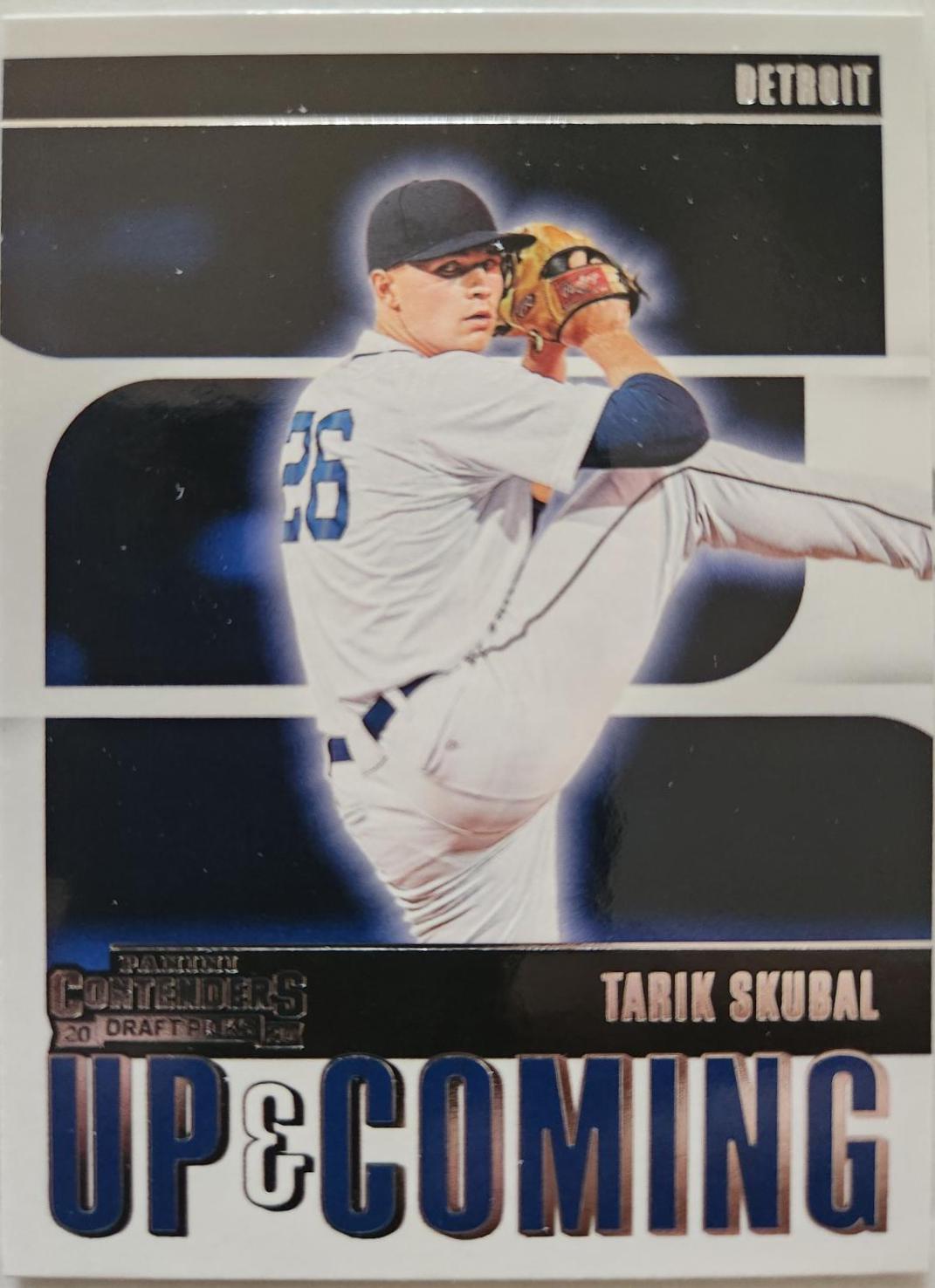 Tarik Skubal #UC-5 Baseball Cards 2020 Panini Contenders Up and Coming