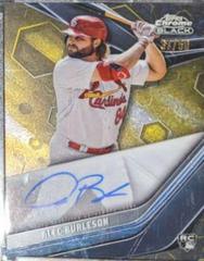 Alec Burleson [Gold] #CBA-ABU Baseball Cards 2023 Topps Chrome Black Autographs Prices