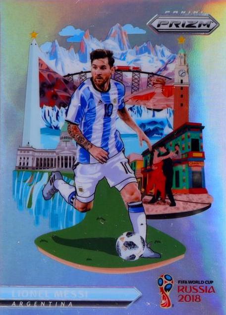 Lionel Messi #NL-2 Soccer Cards 2018 Panini Prizm World Cup National Landmarks