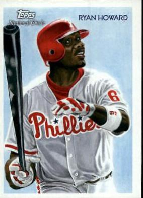 Ryan Howard #37 Baseball Cards 2010 Topps National Chicle
