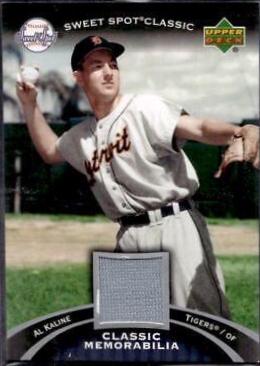 Al Kaline #CM-AK Baseball Cards 2007 Upper Deck Sweet Spot Classic Classic Memorabilia