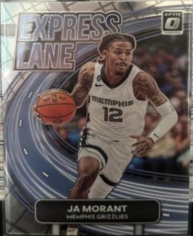 Ja Morant #1 Basketball Cards 2022 Panini Donruss Optic Express Lane