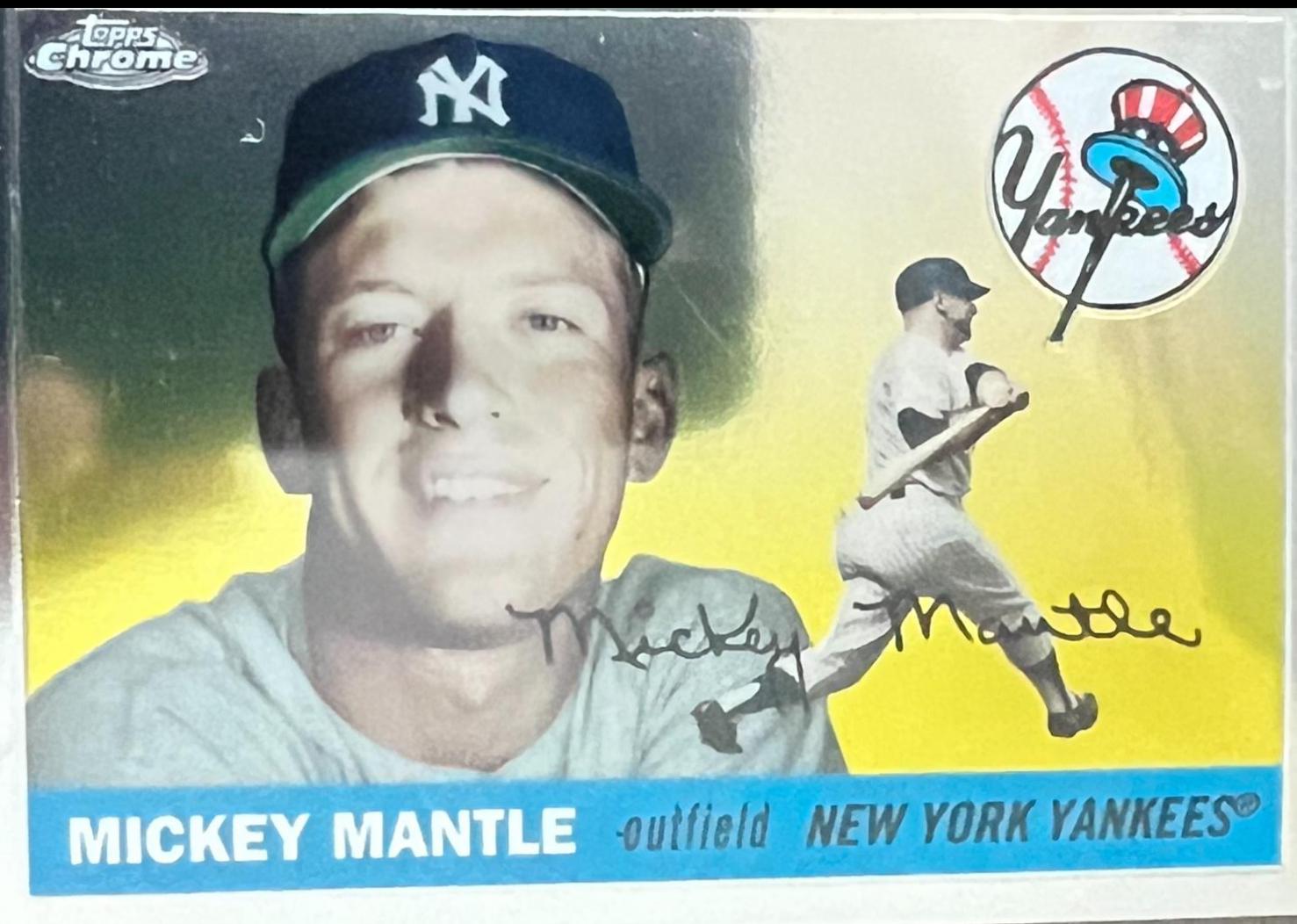 Mickey Mantle #MMSC46 Baseball Cards 2008 Topps Chrome Mantle Story
