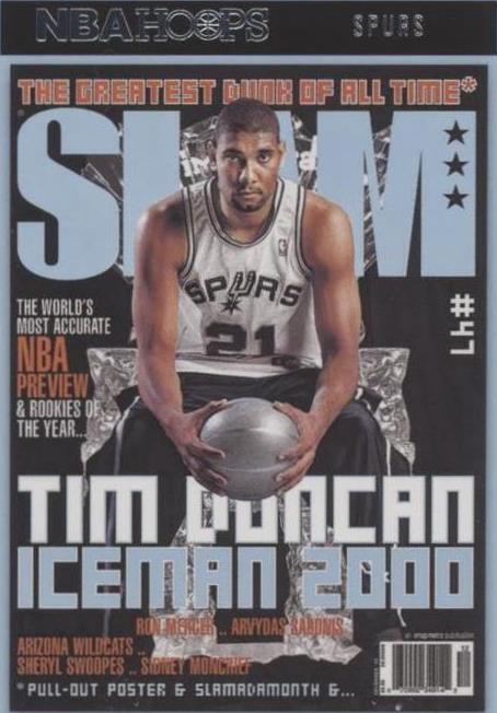 Tim Duncan #8 Basketball Cards 2020 Panini Hoops SLAM