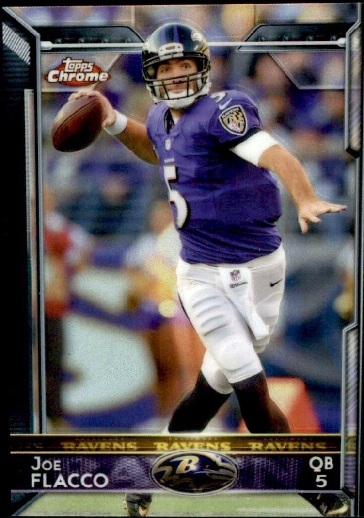 Joe Flacco #54 2015 Topps Chrome Football