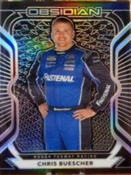 Chris Buescher #9 Racing Cards 2021 Panini Chronicles NASCAR Obsidian