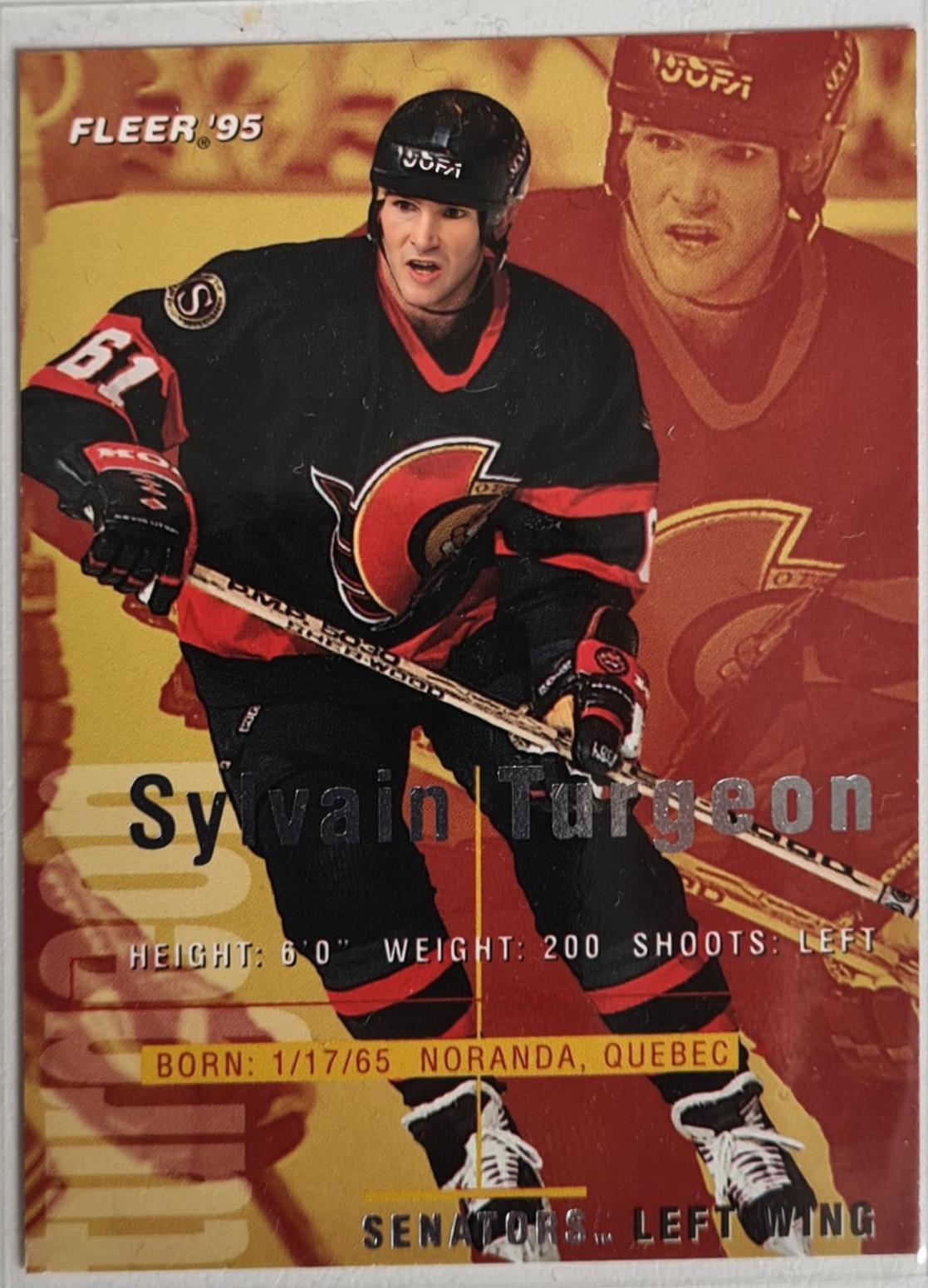 Sylvain Turgeon #148 Hockey Cards 1994 Fleer