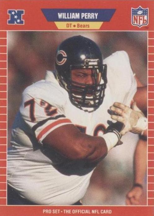 William Perry #445 Football Cards 1989 Pro Set