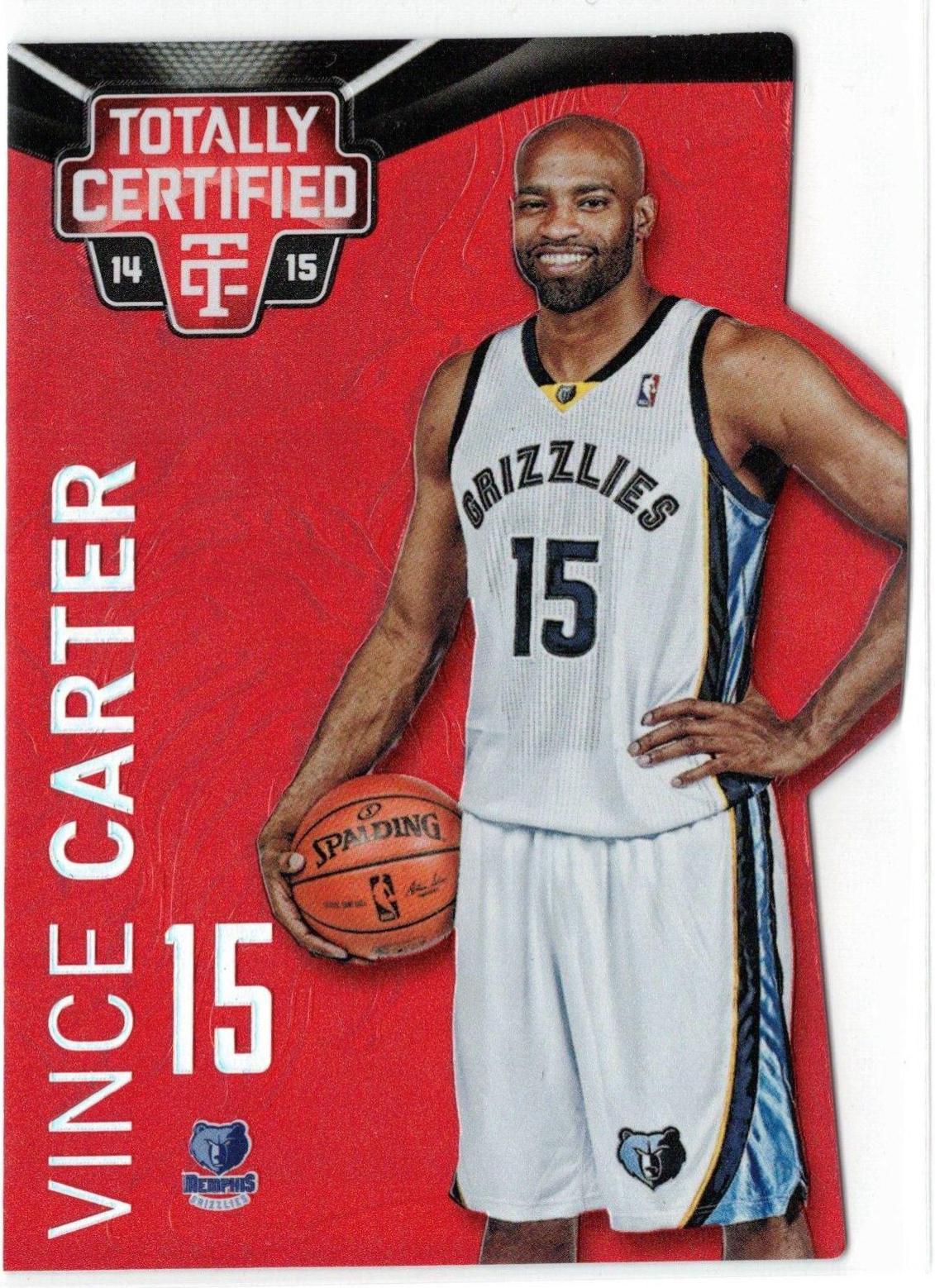 Vince Carter Mirror Platinum Purple Die Cut #45 Basketball Cards 2014 Panini Totally Certified