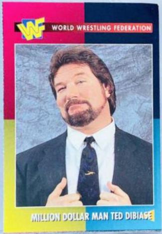 Million Dollar Man Ted Dibiase #30 Wrestling Cards 1995 WWF Magazine