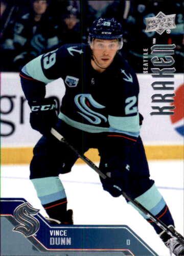 Vince Dunn #4 Hockey Cards 2021 Upper Deck Seattle Kraken