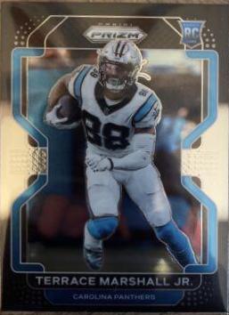 Terrace Marshall Jr. #PB-13 Football Cards 2021 Panini Chronicles Prizm Black