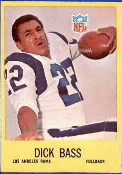 Dick Bass #86 Football Cards 1967 Philadelphia